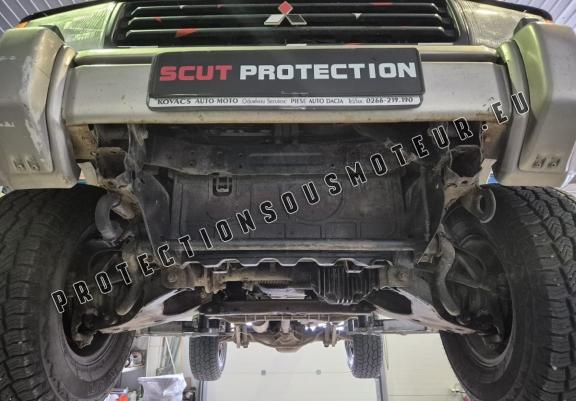 Protection sous moteur et de la radiateur Mitsubishi Pajero 3 (V60, V70)