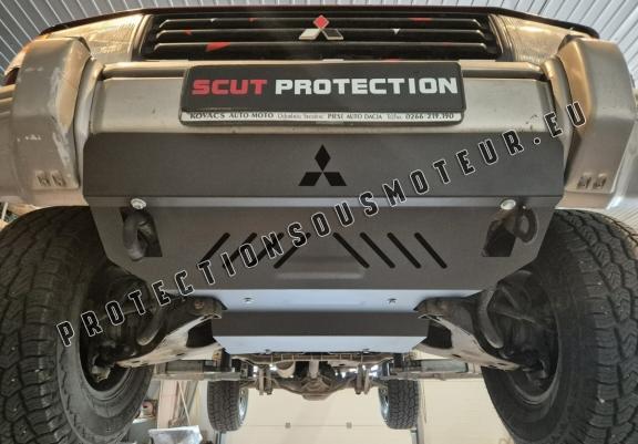Protection sous moteur et de la radiateur Mitsubishi Pajero 3 (V60, V70)