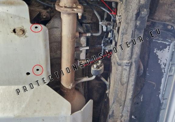 Protection de capteur DPF Toyota Hilux - Aluminium