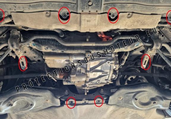 Protection sous moteur électrique arrière Tesla Model Y