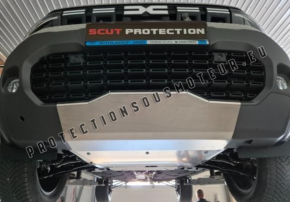 Protection sous moteur et de la boîte de vitesse Dacia Duster Aluminium- 4x4