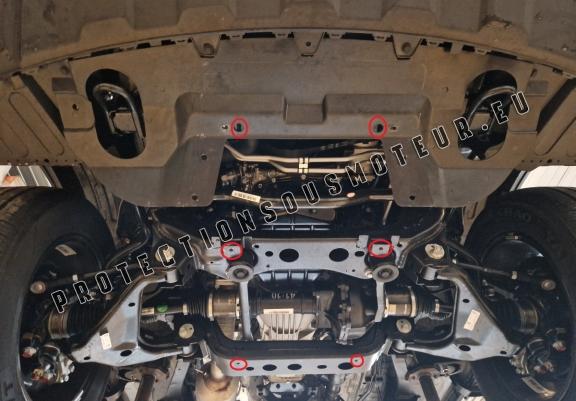 Protection sous moteur et de la radiateur Jac T8