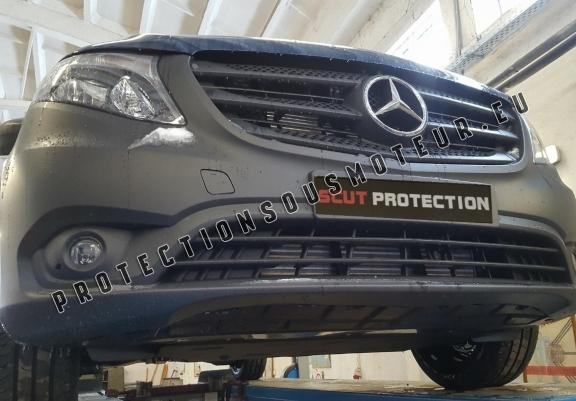 Aluminum protection sous moteur et de la boîte de vitesse Mercedes V-Class W447