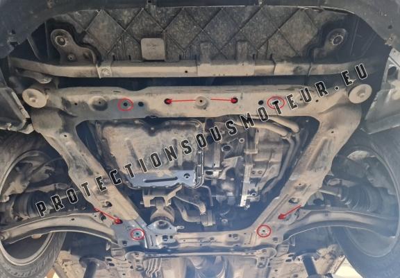 Protection sous moteur et de la boîte de vitesse Nissan Qashqai J10