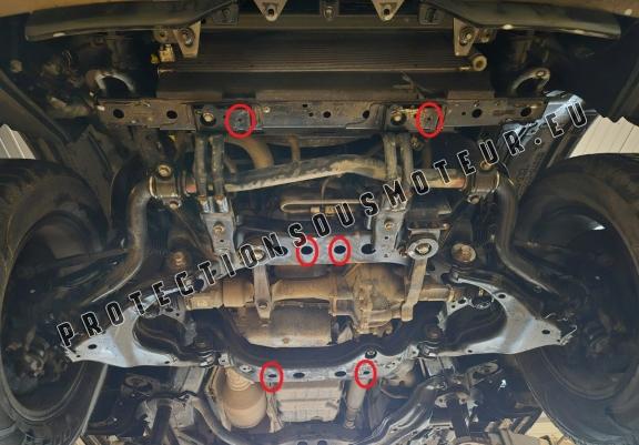 Protection sous moteur et de la radiateur Toyota Land Cruiser 150