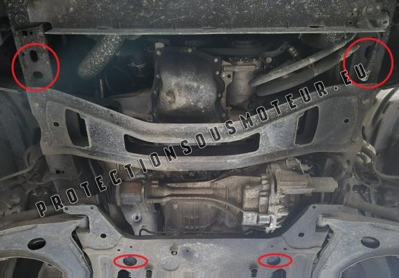 Protection sous moteur et de la boîte de vitesse Ford Transit - 4x4