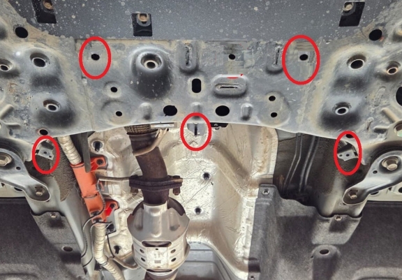 Protection sous moteur et de la boîte de vitesse Hyundai Tucson