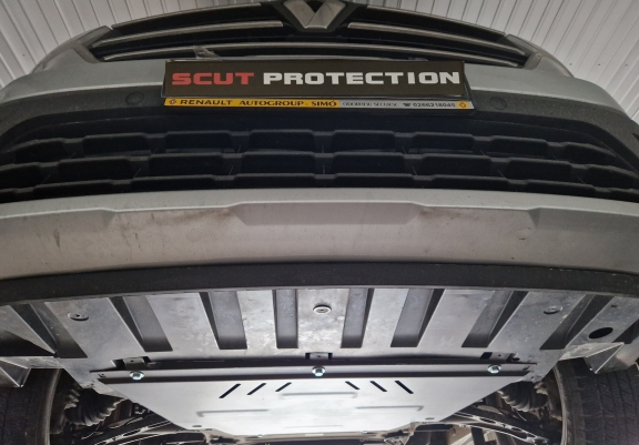 Protection sous moteur et de la boîte de vitesse Renault Trafic - Aluminium 