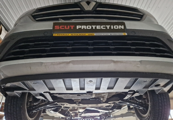 Protection sous moteur et de la boîte de vitesse Renault Trafic - Aluminium 
