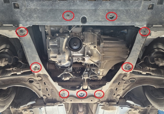 Aluminium protection sous moteur et de la boîte de vitesse Dacia Sandero Stepway
