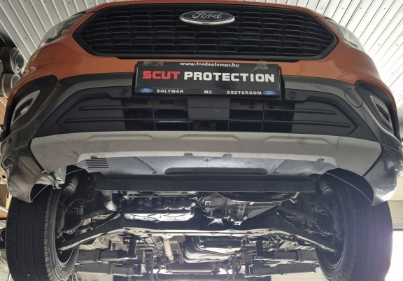 Aluminium protection sous moteur et de la boîte de vitesse Ford Transit Custom - FWD
