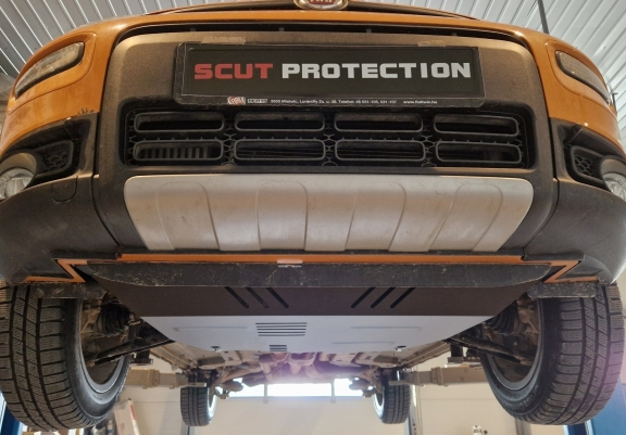 Protection sous moteur et de la boîte de vitesse Fiat Panda 4x2