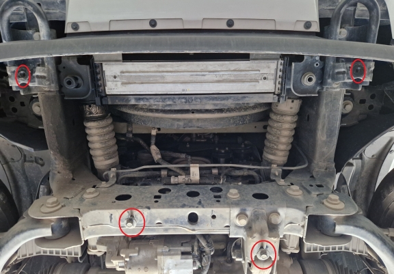 Aluminium protection de radiateur Volkswagen Amarok