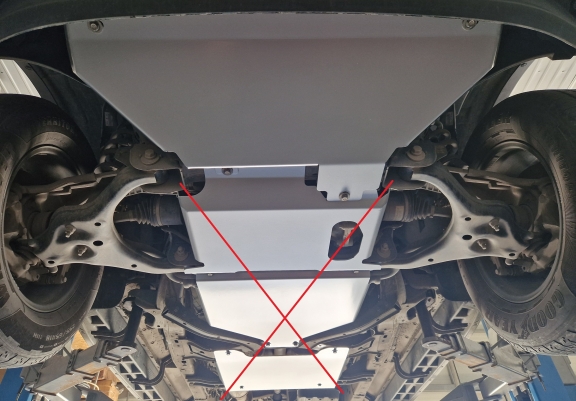 Aluminium protection de radiateur Volkswagen Amarok