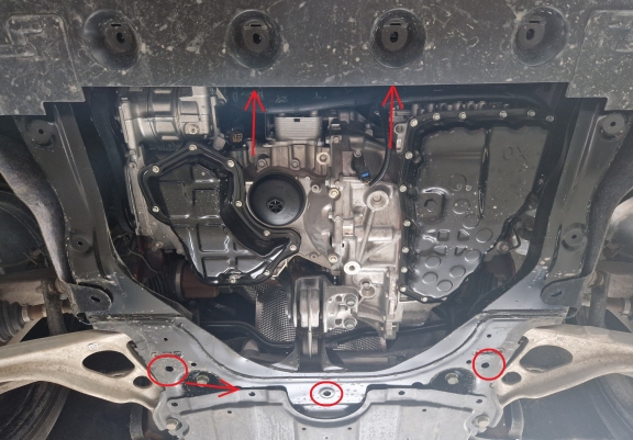Protection sous moteur et de la boîte de vitesse Renault Austral - Aluminium 