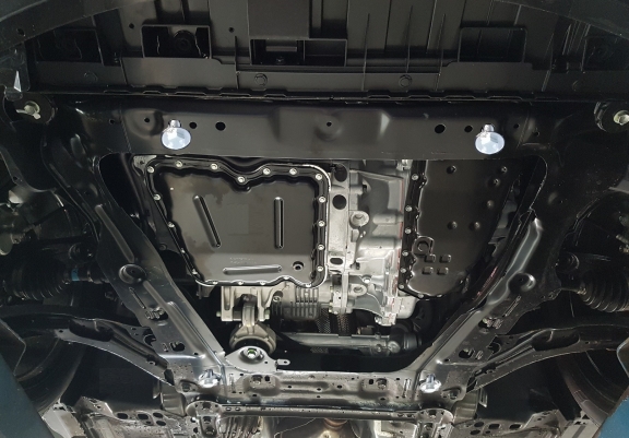 Protection sous moteur et de la boîte de vitesse Nissan X-Trail T32 - Aluminium 