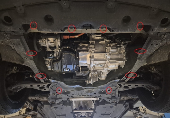 Protection sous moteur et de la boîte de vitesse Toyota C-HR