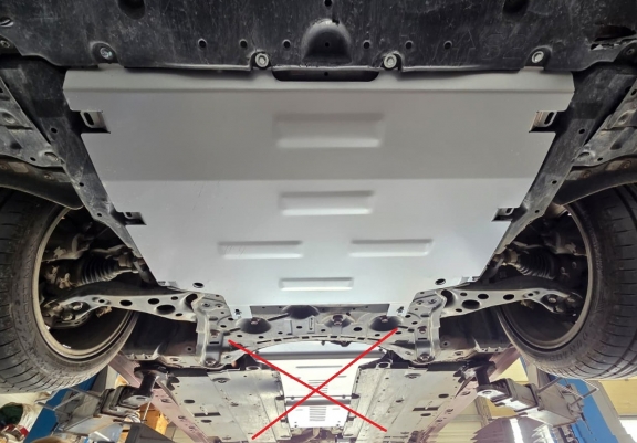 Protection sous moteur et de la boîte de vitesse Suzuki Swace- Aluminium  
