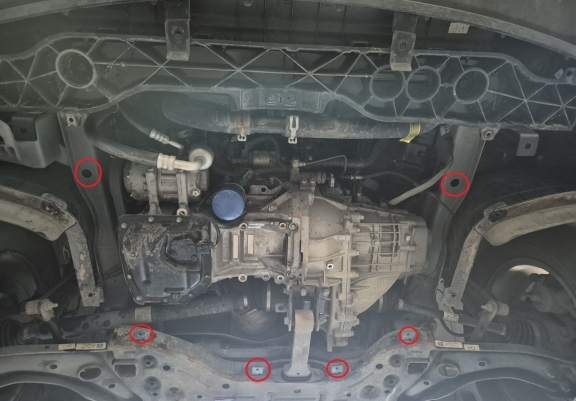 Protection sous moteur et de la boîte de vitesse Hyundai Tucson