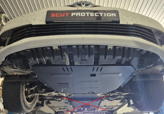 Protection sous moteur et de la boîte de vitesse Toyota Verso