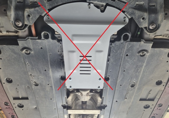 Protection / verrou de catalyseur en aluminium pour Lexus UX
