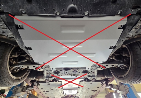 Protection / verrou de catalyseur en aluminium pour Lexus UX