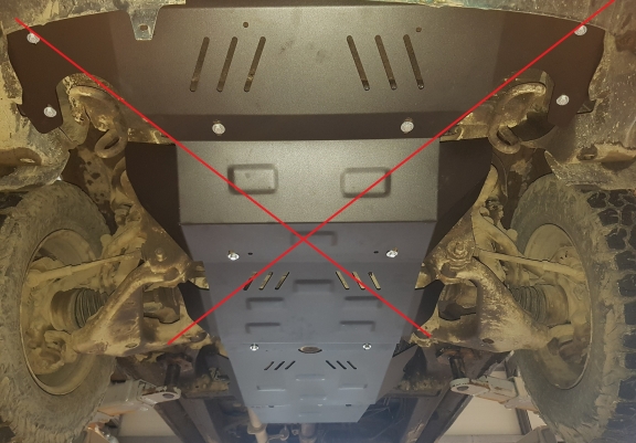 Protection de la boîte de vitesse et de la différentiel Toyota Hilux