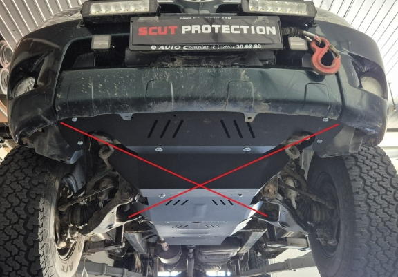 Protection de la boîte de vitesse et de la différentiel Toyota Hilux