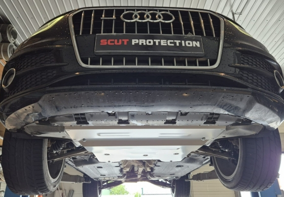 Aluminium protection sous moteur et de la boîte de vitesse Audi Q2