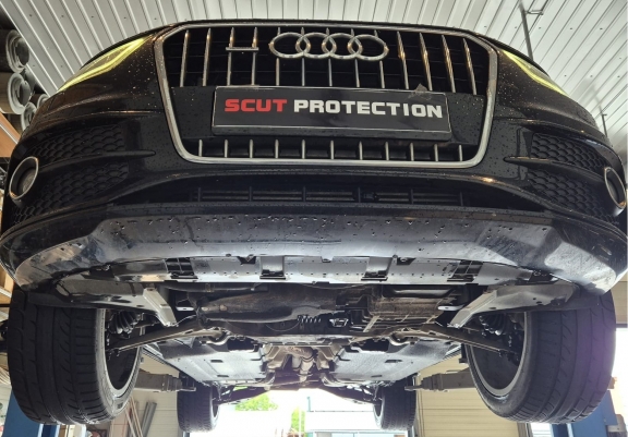 Aluminium protection sous moteur et de la boîte de vitesse Audi Q2
