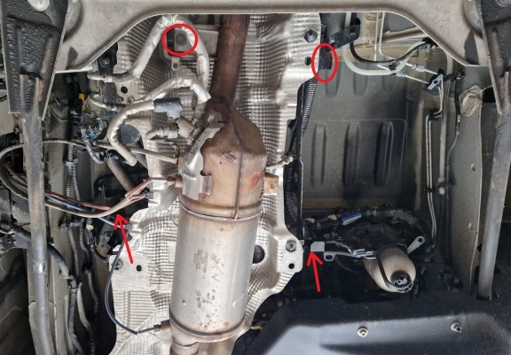 Protection convertisseur catalytique/cat lock Renault Trafic