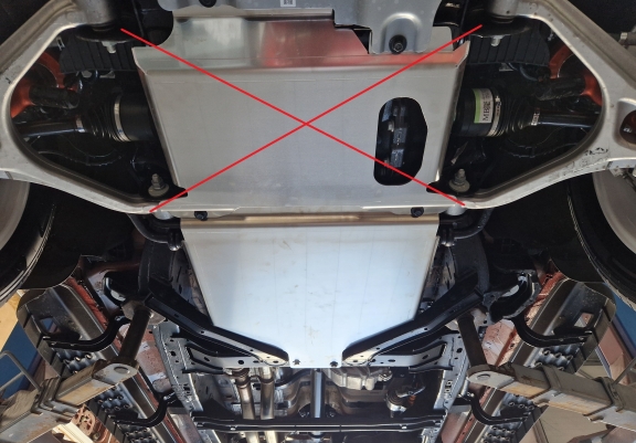Aluminium protection de la boîte de vitesse Volkswagen Amarok