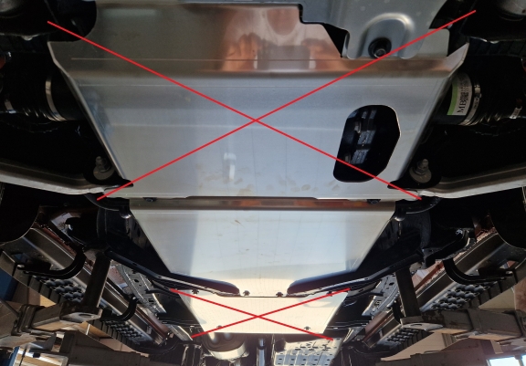Aluminium protection de la boîte de vitesse Volkswagen Amarok