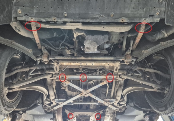Protection sous moteur et de la radiateur Audi A5 petrol