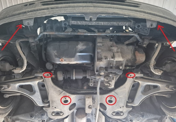 Protection sous moteur et de la boîte de vitesse Renault Twingo