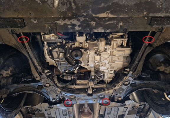 Protection sous moteur et de la boîte de vitesse Renault Clio 6
