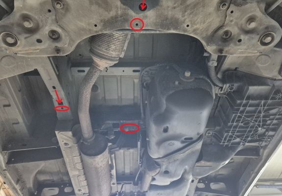 Protection convertisseur catalytique/cat lock Renault Master