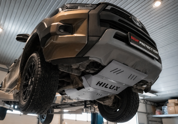 Protection de radiateur Toyota Hilux Revo - Aluminium