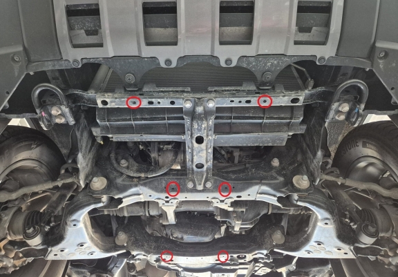 Protection sous moteur Toyota Land Cruiser - forfait promotionnel aluminium