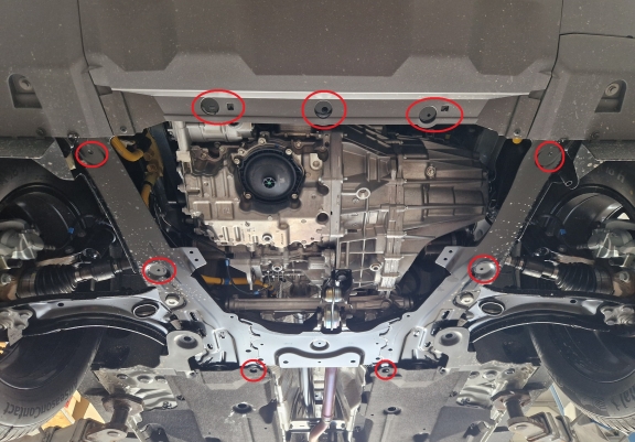 Protection sous moteur et de la boîte de vitesse Dacia Duster Aluminium- 4x2