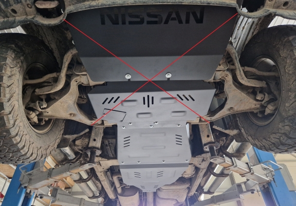 Aluminium protection de la boîte de vitesse Nissan Pathfinder
