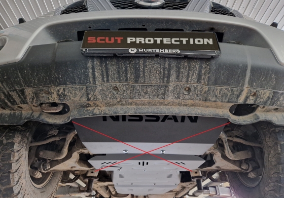 Aluminium protection de la boîte de vitesse Nissan Pathfinder