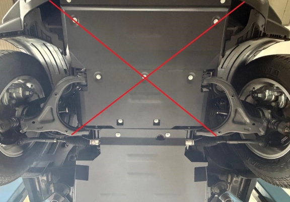 Protection de la boîte de vitesse KGM Musso
