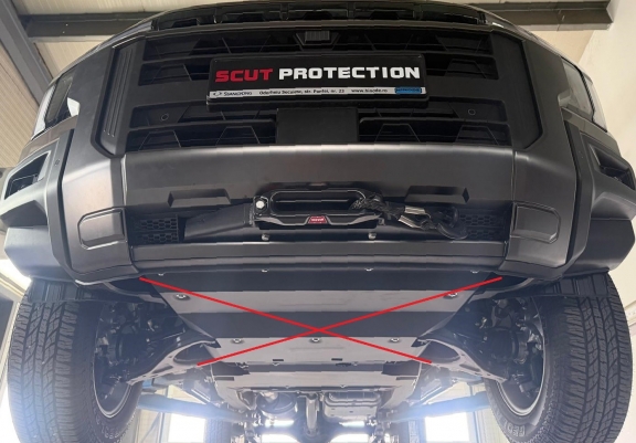 Protection de la boîte de vitesse KGM Musso