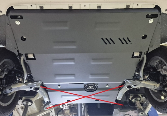 Protection sous moteur et de la boîte de vitesse MAN Tge