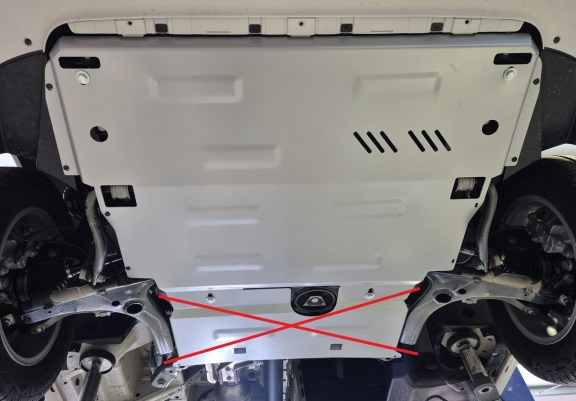 Aluminium protection sous moteur et de la boîte de vitesse Vw Crafter