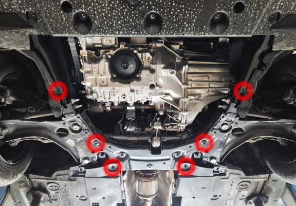 Protection sous moteur et de la boîte de vitesse Renault Clio 6