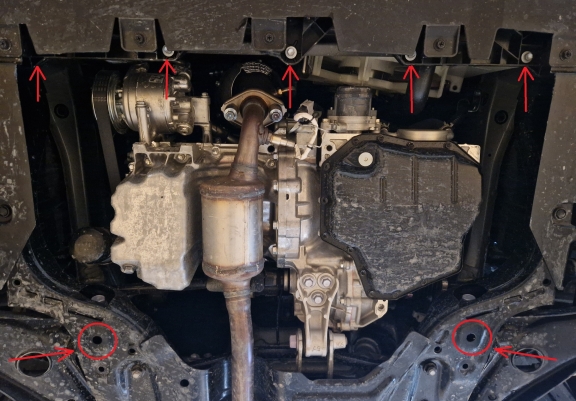 Protection sous moteur et de la boîte de vitesse Toyota Aygo X - Aluminium 