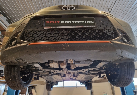 Protection sous moteur et de la boîte de vitesse Toyota Aygo X - Aluminium 