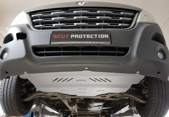 Protection sous moteur et de la boîte de vitesse Renault Master - Aluminium 